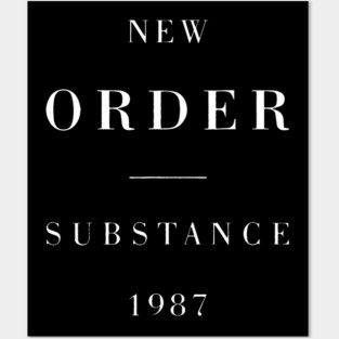 Funny New Order Substance 1987 Posters and Art