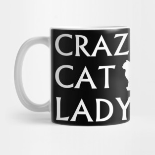 Crazy Cat Lady Tshirt - Cat lovers Shirt Mug