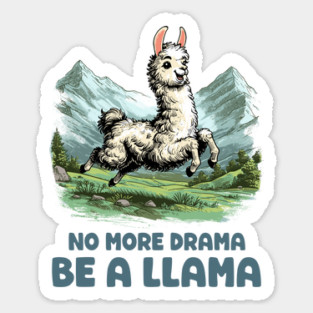 Drama Llama Sticker
