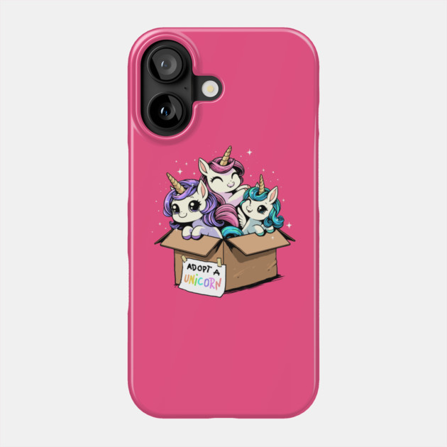 Adopt a Unicorn Phone Case by GoshWow®