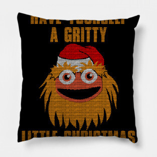 Have Yourself a Gritty Little Christmas Pillow