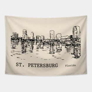 St. Petersburg Florida Tapestry