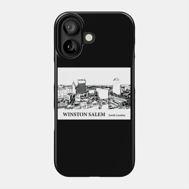 Winston Salem North Carolina Phone Case by Lakeric