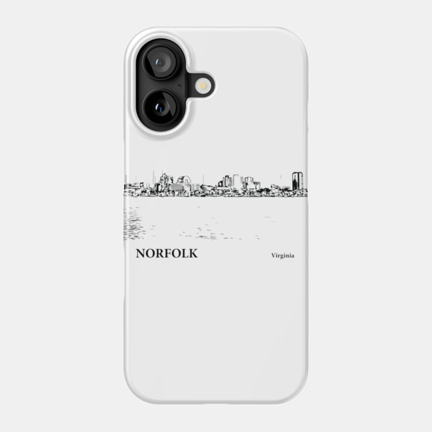 Norfolk Virginia Phone Case by Lakeric