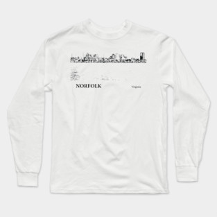 Norfolk Virginia Long Sleeve T-Shirt