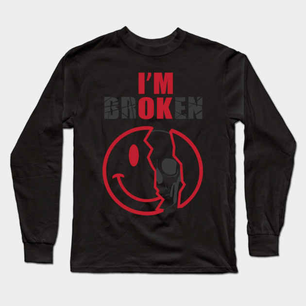 I'm OK Long Sleeve T-Shirt by Litehouse Tees