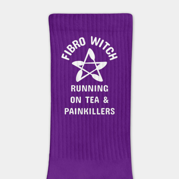 Fibro Witch Running on Tea and Painkillers Cheeky Witch® by Cheeky Witch