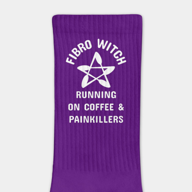 Fibro Witch Running on Coffee and Painkillers Cheeky Witch® by Cheeky Witch