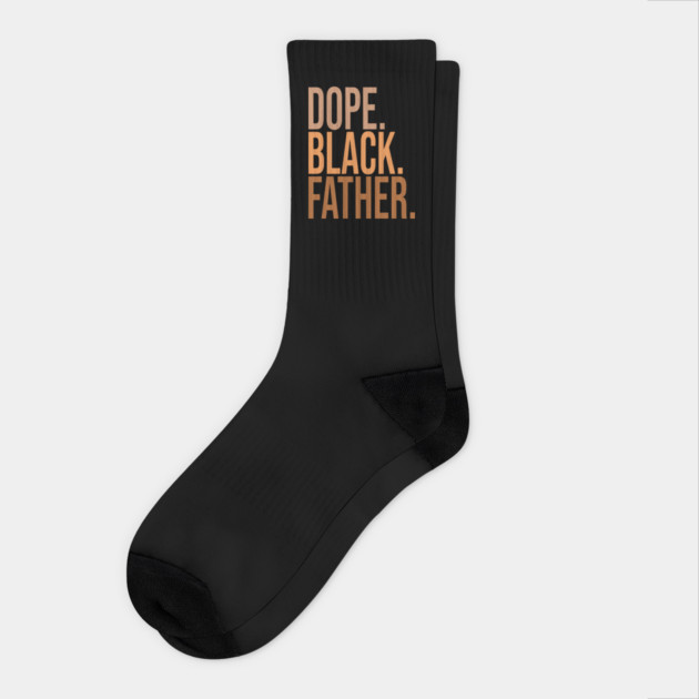 Dope Black Father Socks by UrbanLifeApparel