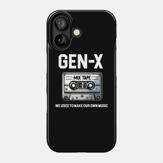 Gen-X Mix Tape Phone Case by UrbanLifeApparel