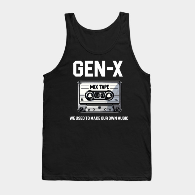 Gen-X Mix Tape Tank Top by UrbanLifeApparel