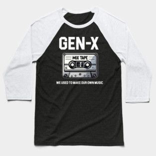 Gen-X Mix Tape Baseball T-Shirt