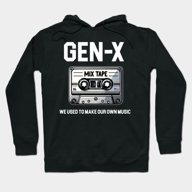 Gen-X Mix Tape Hoodie by UrbanLifeApparel