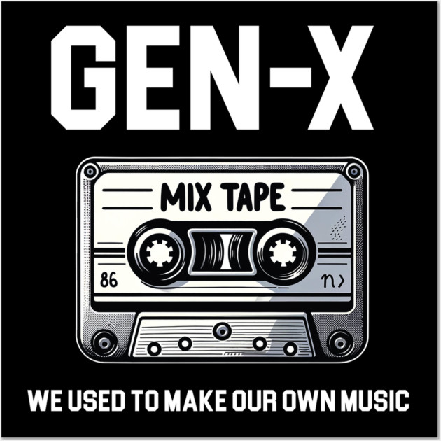 Gen-X Mix Tape Wall Art by UrbanLifeApparel