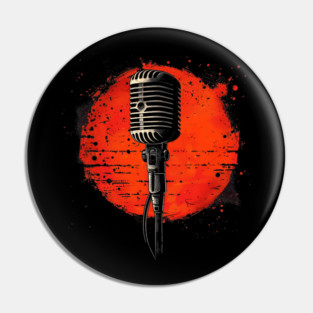 Hip hop Mic Pin