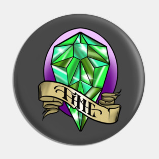 Time Infinity Stone Pin