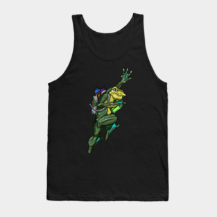 Graffiti Frog Tank Top