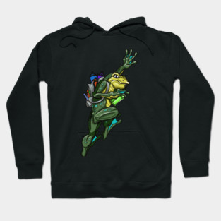 Graffiti Frog Hoodie