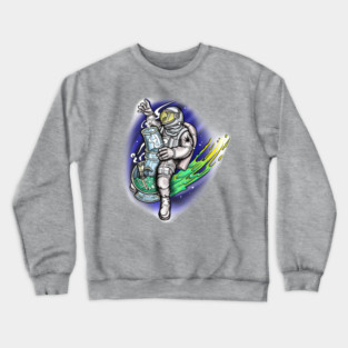 Spaced Man Crewneck Sweatshirt