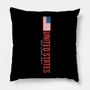United States Olympics 2024 Pillow