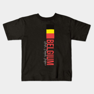Belgium Olympics 2024 Kids T-Shirt