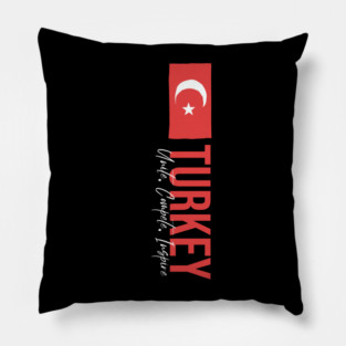 Turkey Olympics 2024 Pillow