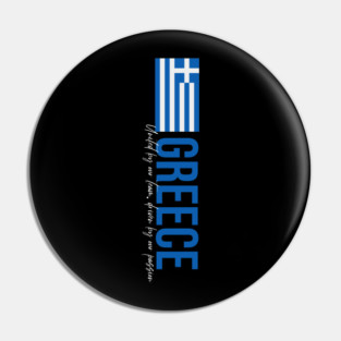 Greece Olympics 2024 Pin