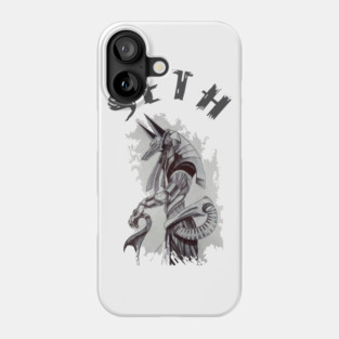 Seth Egyptian god design Phone Case