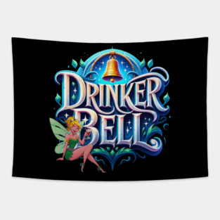 Drinker Bell Fantasyland Adult Drinker Tinker Style Tapestry