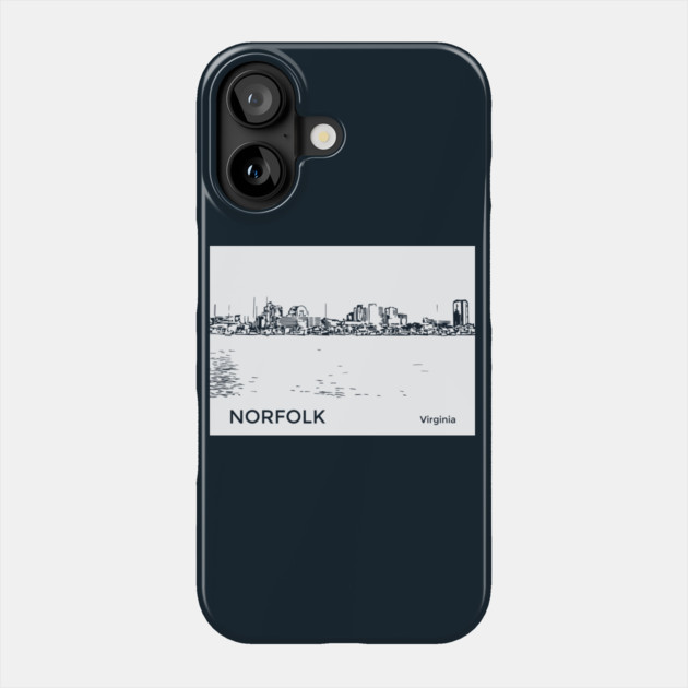 Norfolk Virginia Phone Case by Lakeric