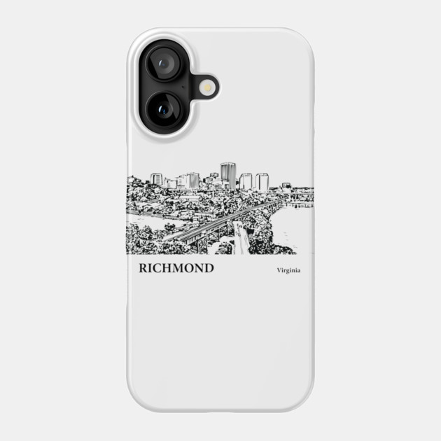 Richmond Virginia Phone Case by Lakeric