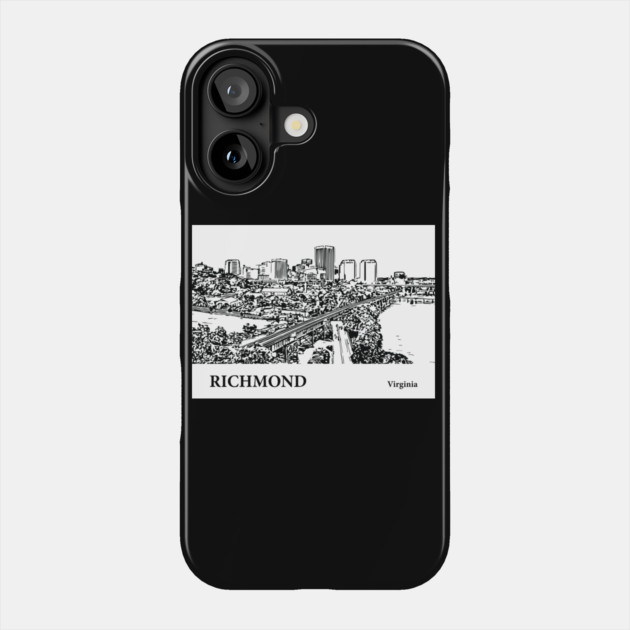 Richmond Virginia Phone Case by Lakeric