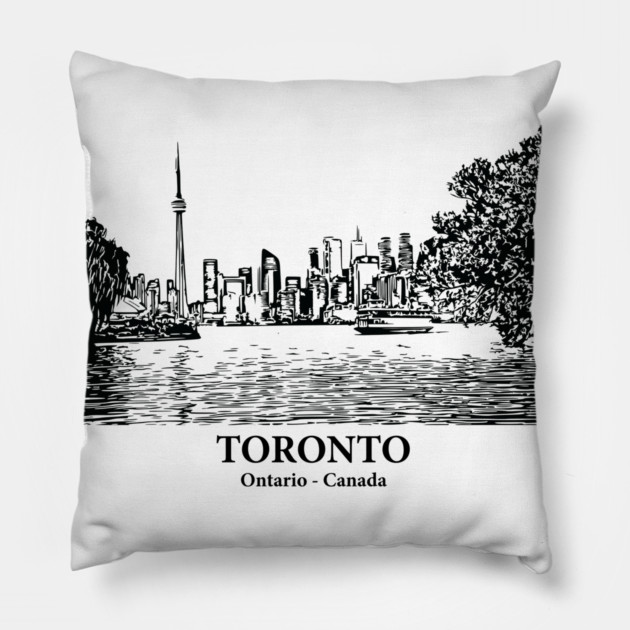 Toronto - Ontario Pillow by Lakeric