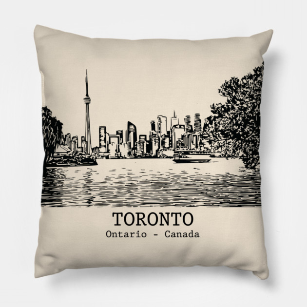 Toronto - Ontario Pillow by Lakeric