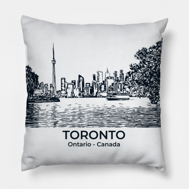 Toronto - Ontario Pillow by Lakeric