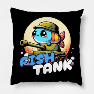 Fish Tank Aquarist Aquarium Design Pillow