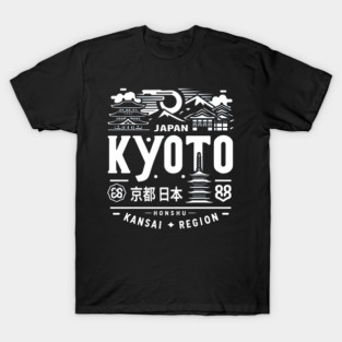 Kyoto Japan Travel Graphic – Kansai Region Adventure Gift T-Shirt