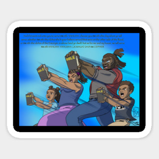 As for me and my house... Sticker