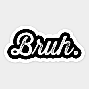 Bruh. Really Bruh Magnet