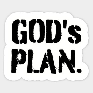 God's Plan Magnet