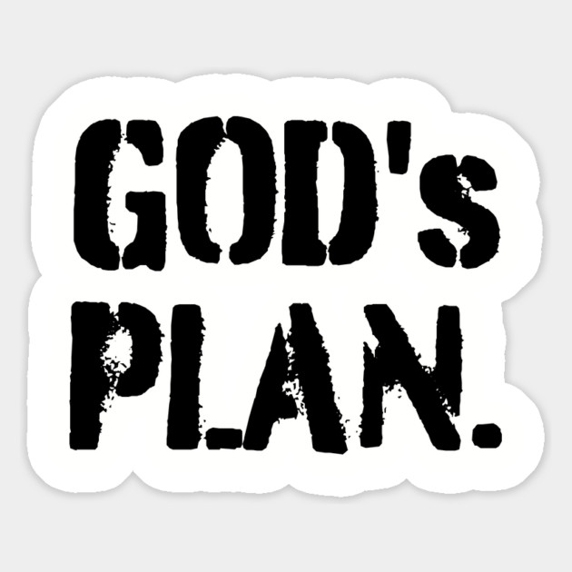 God's Plan Magnet by UrbanLifeApparel