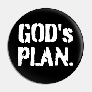 God's Plan Pin