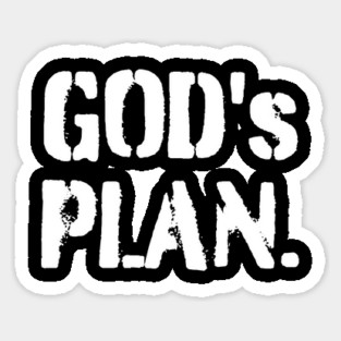God's Plan Magnet