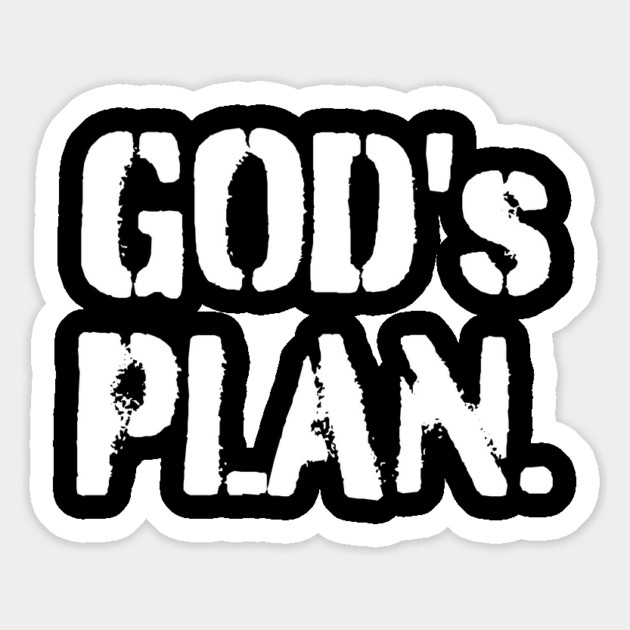 God's Plan Magnet by UrbanLifeApparel