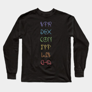 Character Abilities - Dungeons and Dragons Rainbow Long Sleeve T-Shirt