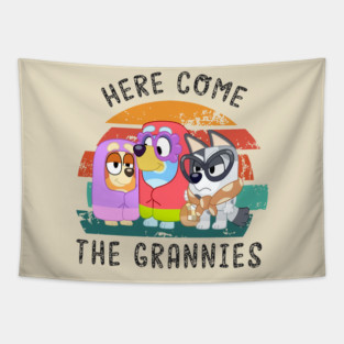 Here Come The Grannies Tapestry
