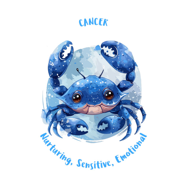 Cancer Cartoon Zodiac Sign by Vinokurio