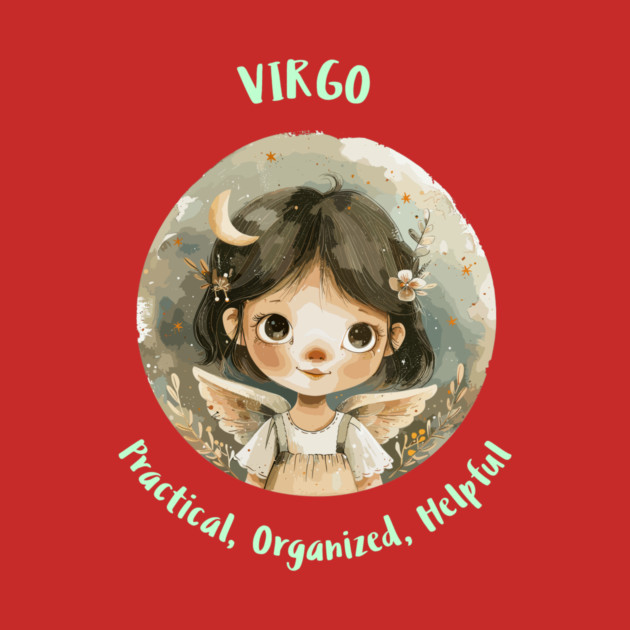 Virgo Cartoon Zodiac Sign by Vinokurio