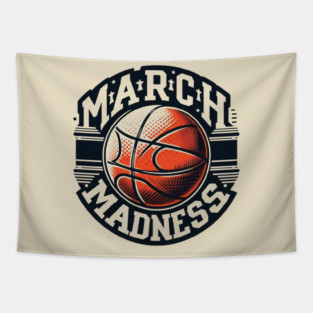 March Madness Basketball Tapestry