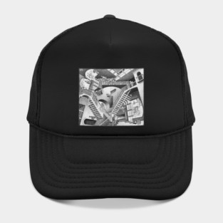 M.C. Escher Relativity Hat